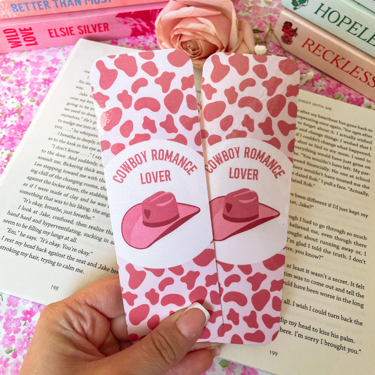 Cowboy romance lover Bookmark