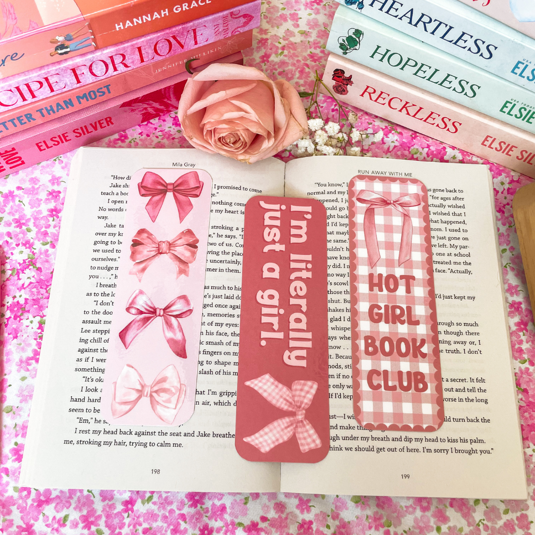 Bows Bows Bows Bookmark Set