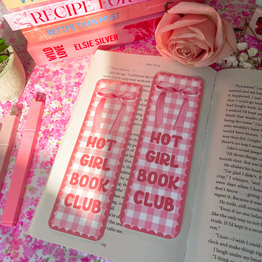 Hot Girl Book Club Bookmark