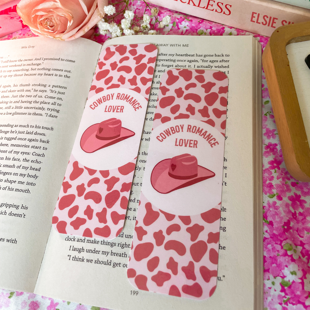 Cowboy romance lover Bookmark