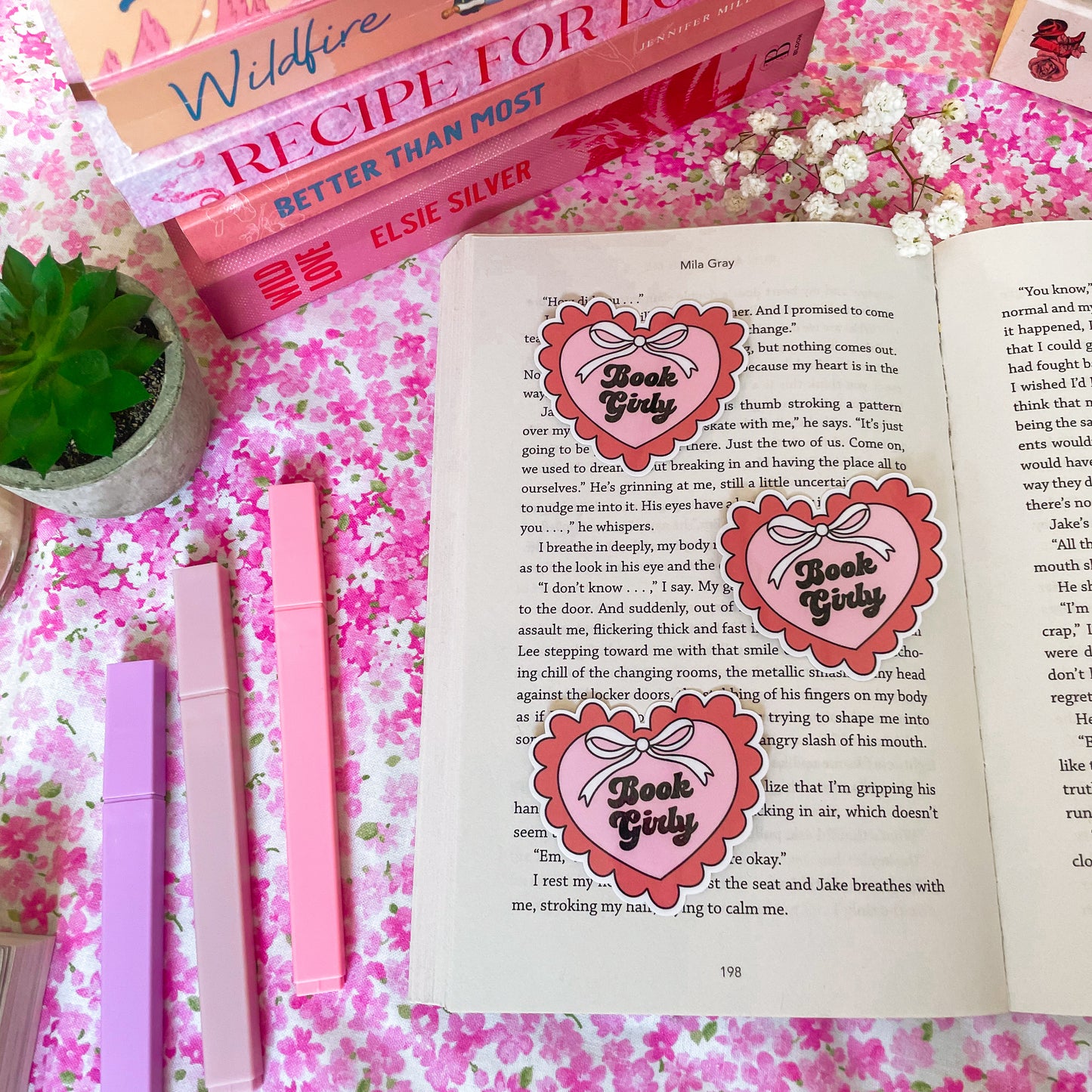 Book girly - Sticker