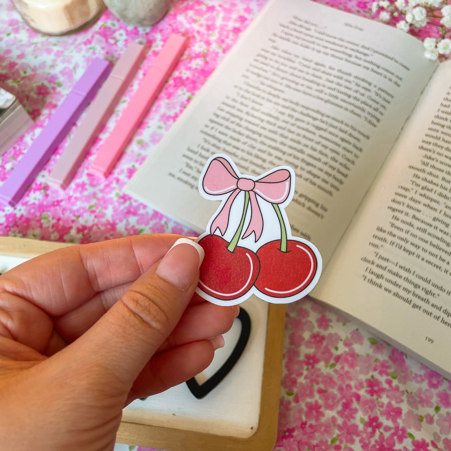 Cherry bows - Sticker