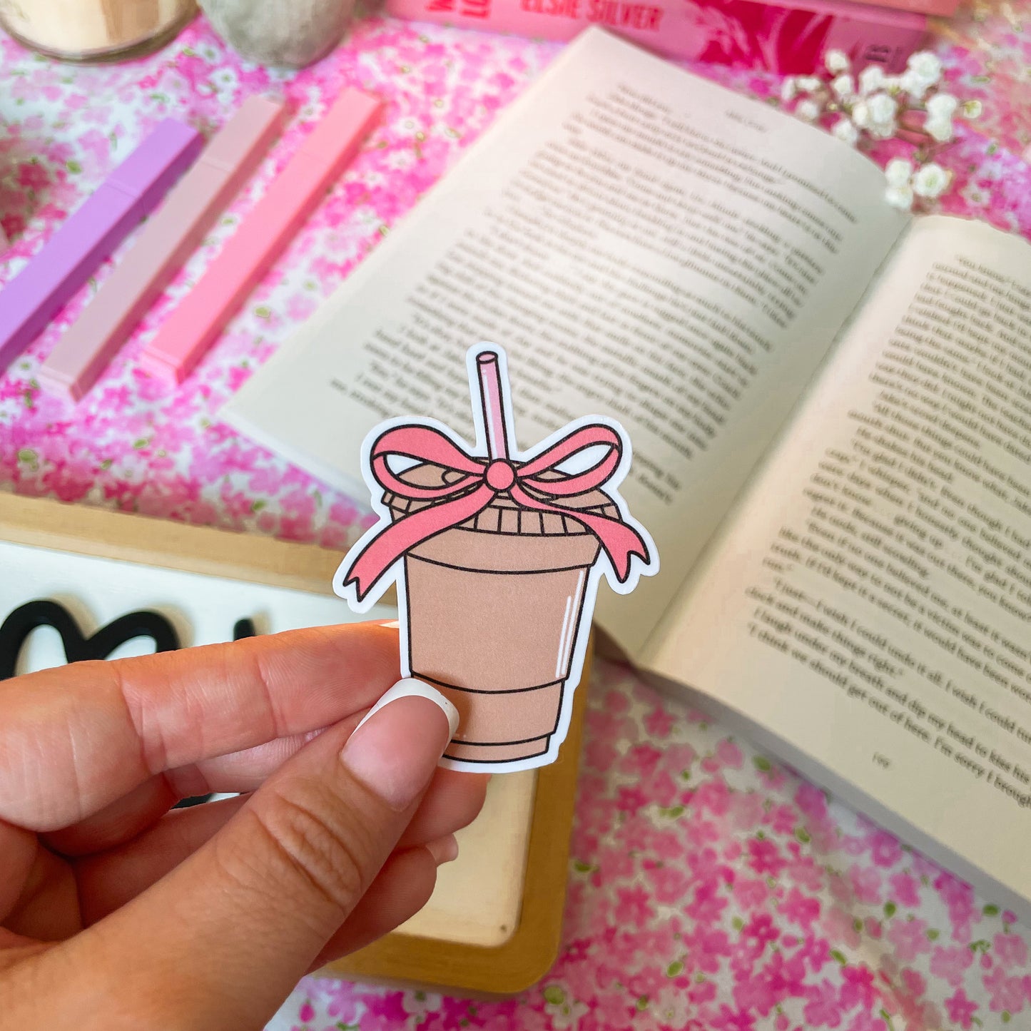 Iced coffee girly - Sticker