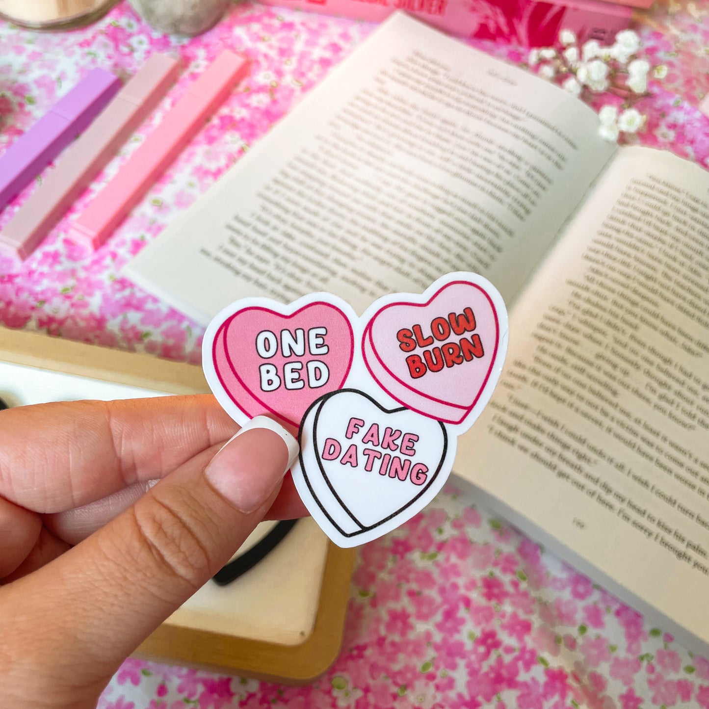 Candy heart tropes - Sticker