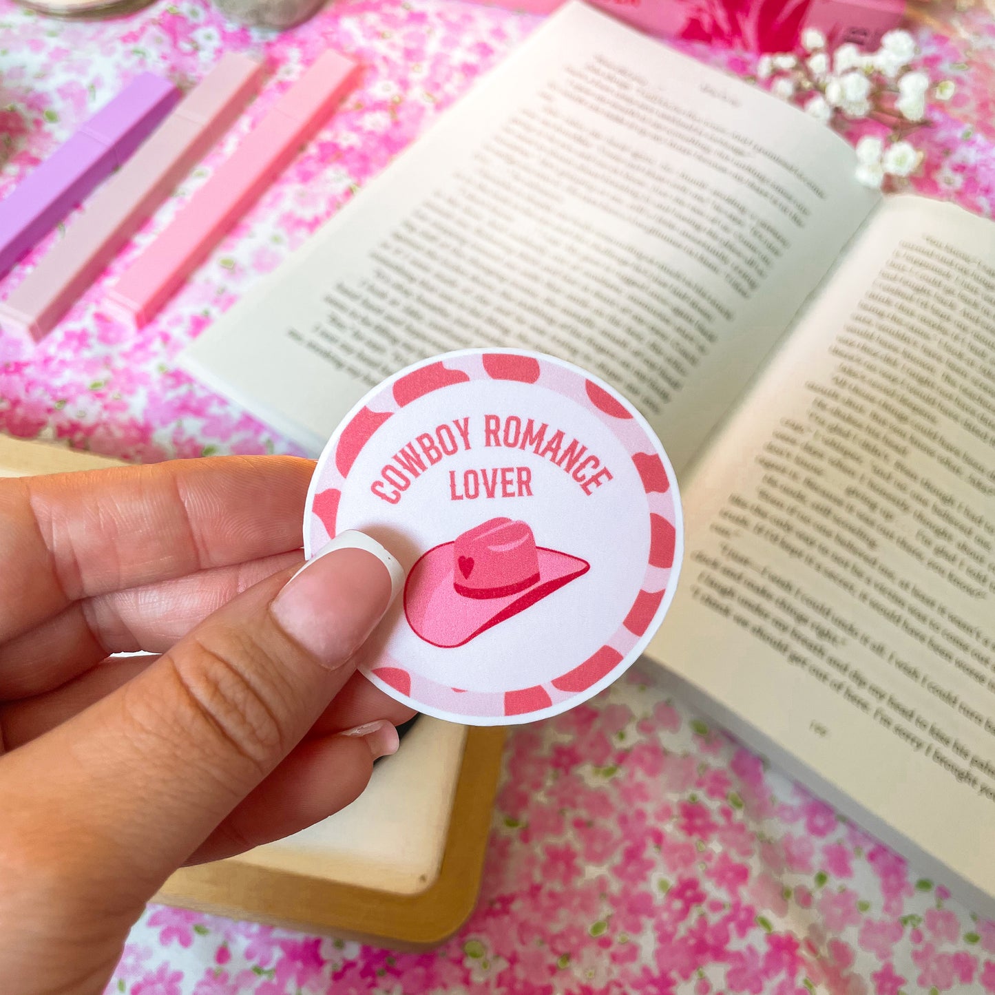 Cowboy romance lover - Sticker