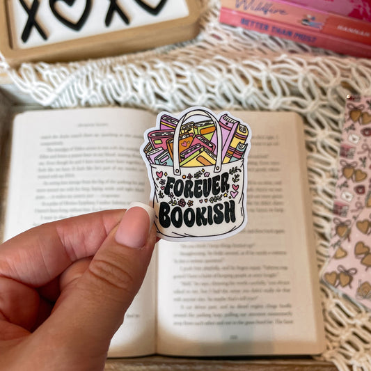 Forever bookish - Sticker